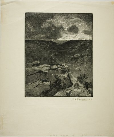 Valle de Franchard de Louis Auguste Lepère