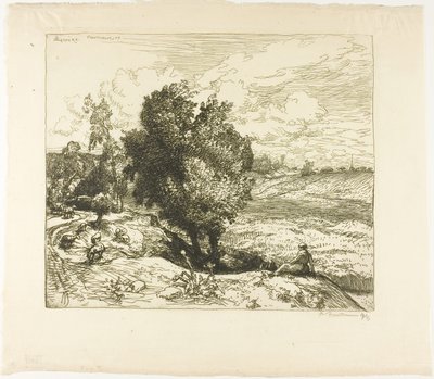 Julio en Picardía de Louis Auguste Lepère