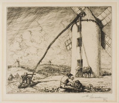 Le Moulin des Chapelles de Louis Auguste Lepère