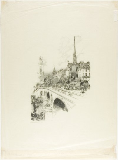 Puente Saint-Michel de Louis Auguste Lepère