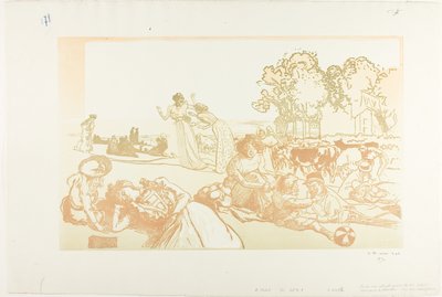 Bucólico moderno de Louis Auguste Lepère
