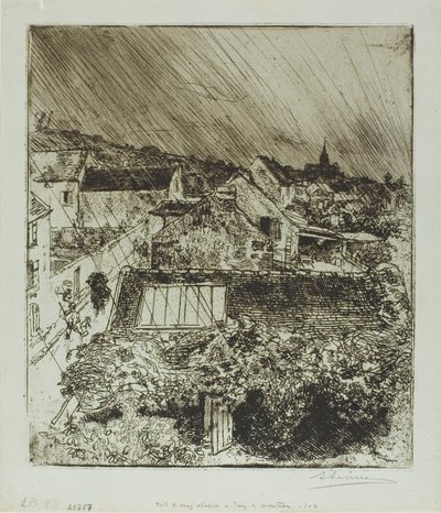 Mi estudio en Jouy-le-Moutier de Louis Auguste Lepère
