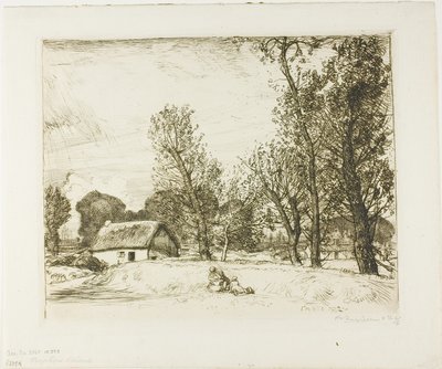 Álamos Pollard de Louis Auguste Lepère