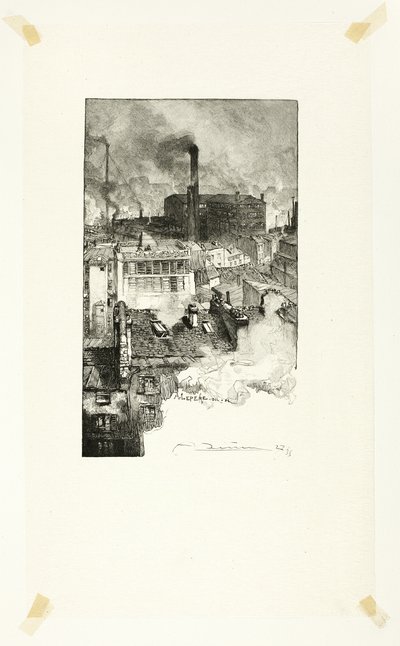 Quartier des Gobelins, placa 20 de Le Long de la Seine et des Boulevards de Louis Auguste Lepère