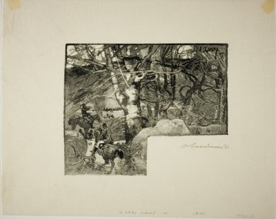 Cabalgata a los Sabuesos, Mont-Gérard de Louis Auguste Lepère