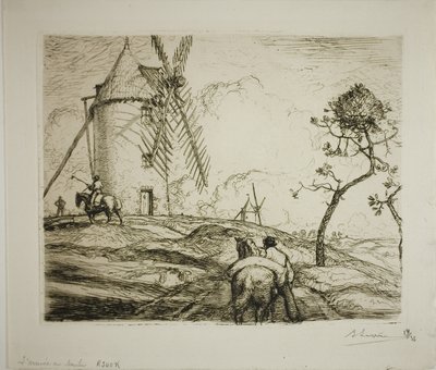 La llegada al molino de Louis Auguste Lepère