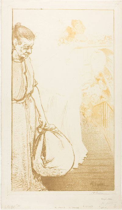 Las lavanderas de Louis Auguste Lepère