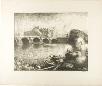 Puente Nuevo, París de Louis Auguste Lepère