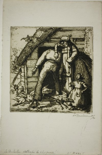 El Poulterer de Louis Auguste Lepère