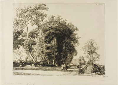 El camino a St. Gilles de Louis Auguste Lepère