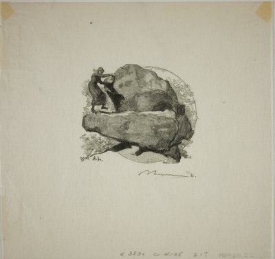 La roca temblorosa de Louis Auguste Lepère