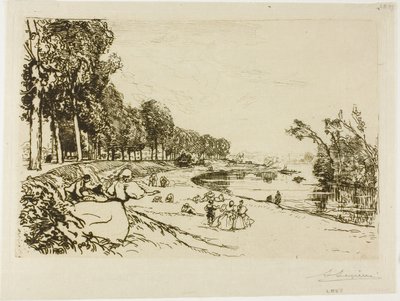 Camino de Billancourt de Louis Auguste Lepère