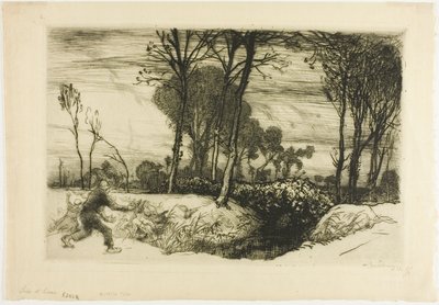 Tarde de invierno de Louis Auguste Lepère