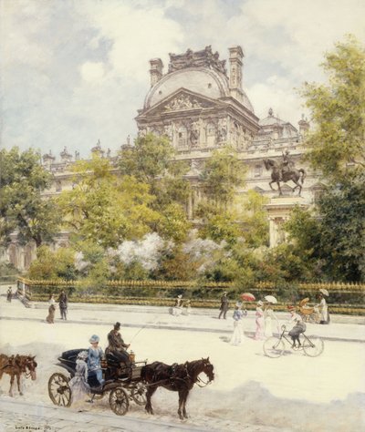 La Plaza del Louvre de Louis Beraud