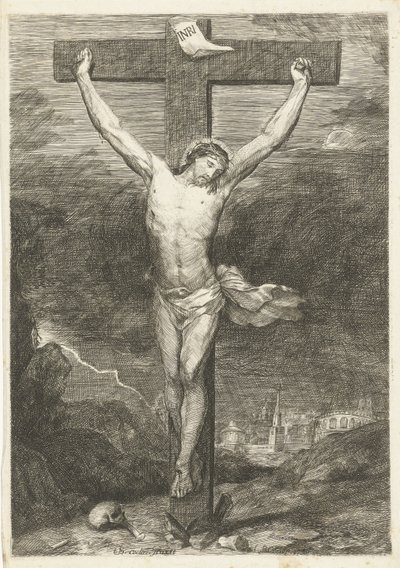 Cristo en la cruz de Louis Bernard Coclers