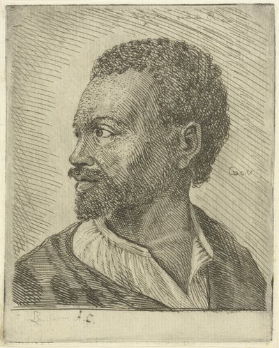 Retrato de un abisinio de Louis Bernard Coclers