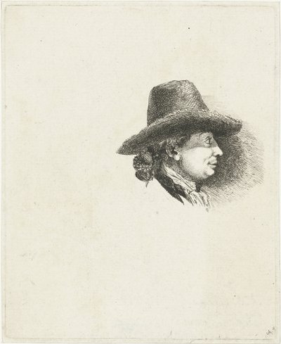 Hoja de estudio con retratos de Louis Bernard Coclers y su familia. de Louis Bernard Coclers