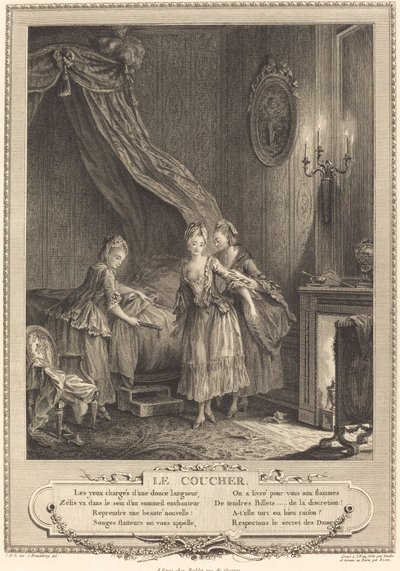 Le coucher de Louis Bosse after Sigmund Freudenberger