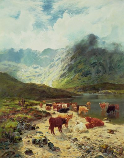 Loch de Ross-shire, 1888 de Louis Bosworth Hurt
