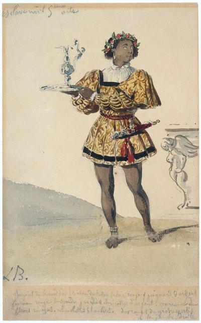Esclavo negro de Louis Boulanger