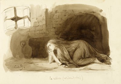 La Reclusa. de Louis Boulanger