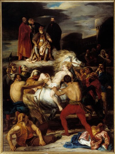 El tormento de Mazeppa de Louis Boulanger