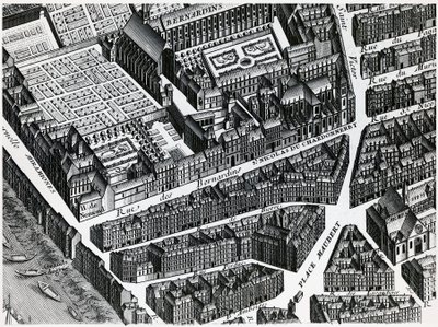 Plano Turgot de París de Louis Bretez