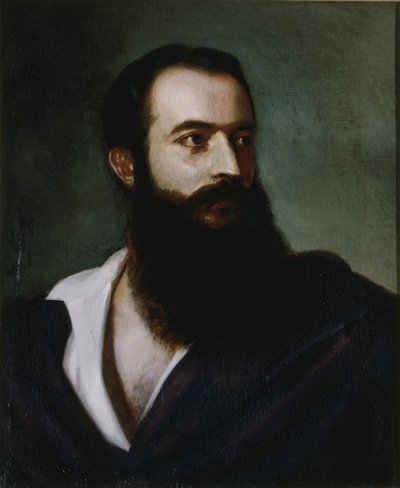 Retrato de Felice Orsini 1819-1858 de Louis Buchheister