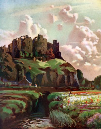 Castillo de Harlech, Merionethshire, Gales, 1924-1926 de Louis Burleigh Bruhl