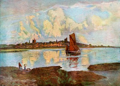 Maldon, desde Heybridge, Essex, 1924-1926 de Louis Burleigh Bruhl