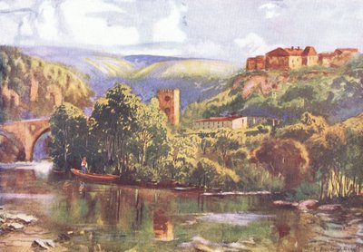 En el río Tajo, de Europa Pintoresca de Hutchinson publicada por Hutchinson & Son, c.1930 de Louis Burleigh Bruhl