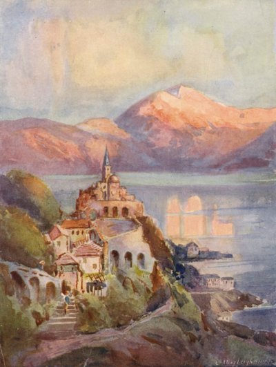 La Iglesia de Madonna Del Sasso, Locarno de Louis Burleigh Bruhl