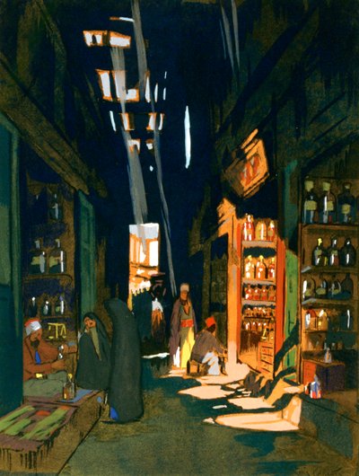 Comerciante de perfumes, 1928 de Louis Cabanes