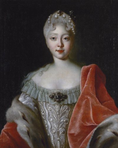 Retrato de la Gran Duquesa Isabel Petrovna (1709-1761) de Louis Caravaque