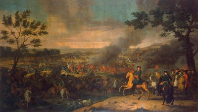 La Batalla de Poltava el 27 de junio de 1709, 1717-1718 de Louis Caravaque