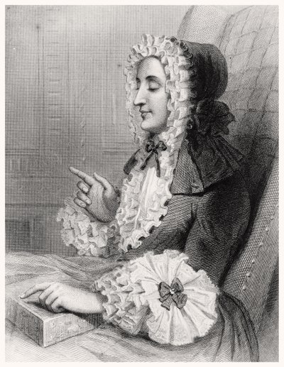 Madame du Deffand, ciega de Louis Carrogis Carmontelle