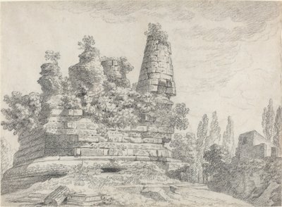 La tumba de los Horacios y los Curiacios en Albano de Louis Chaix