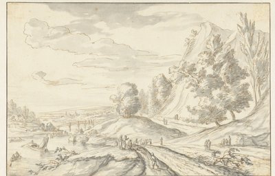 paisaje de montaña de Louis Chalon