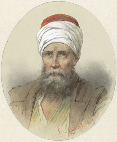Hombre con turbante de Louis Chantal