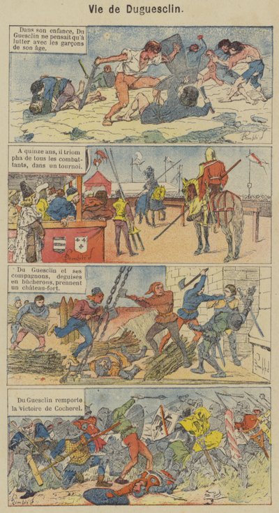 Vida de Duguesclin de Louis Charles (after) Bombled