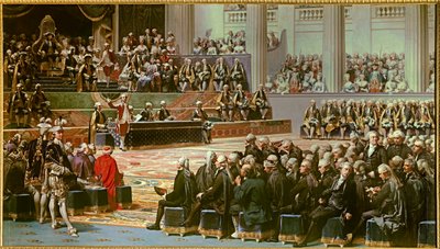Apertura de los Estados Generales en Versalles el 5 de mayo de 1789 de Louis Charles Auguste Couder