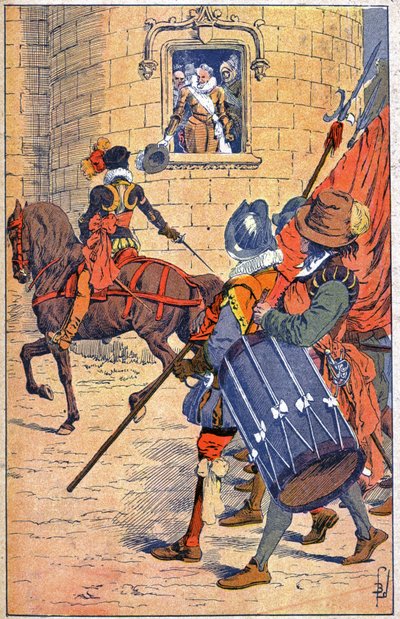 Enrique IV en París de Louis Charles Bombled