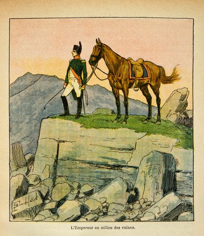 El emperador Napoleón en medio de las ruinas, del libro 