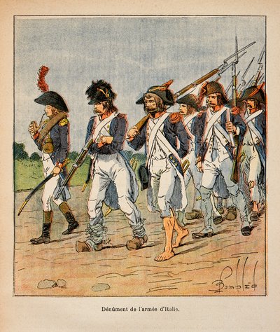 Denunciación del ejército de Italia, de la colección privada de Louis Charles Bombled