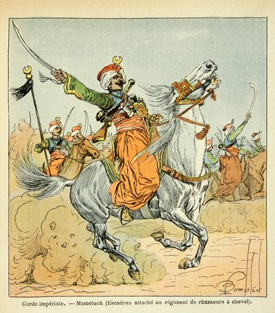 Mameluco de la Guardia Imperial, de la colección privada de Louis Charles Bombled