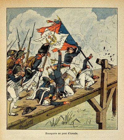 Bonaparte en el puente de Arcole, de la colección privada de Louis Charles Bombled