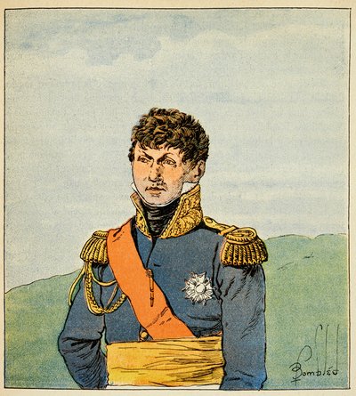 Ilustración de Louis Bombled del libro “El Memorial de Santa Helena” de Emmanuel de Las Cases: Retrato del mariscal Victor (Claude Victor Perrin) de Louis Charles Bombled