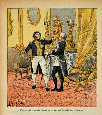 Talleyrand (1754-1838) frente a Denis Decres (1761-1820), de la colección privada de Louis Charles Bombled