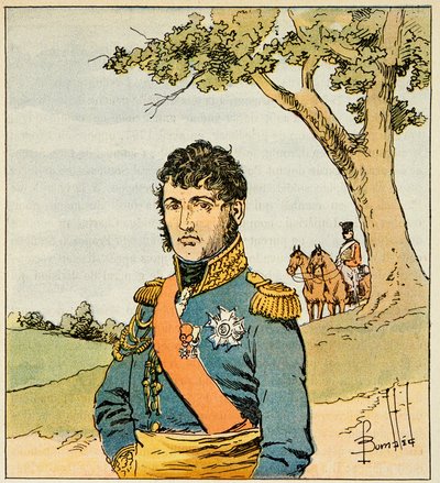 Retrato del mariscal Jean de Dieu Soult (1769-1851), duque de Dalmacia, de la colección privada de Louis Charles Bombled
