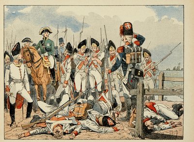 Ilustración del libro “Los Héroes del Siglo”, relatos anecdóticos de Dick de Lonlay e ilustrados por Louis Bombled (1862-1927) de Louis Charles Bombled
